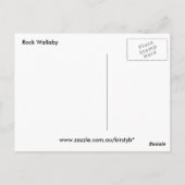 Cartes postales Rock Wallaby (Dos)