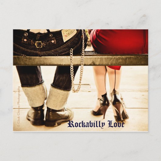 Cartes postales Rockabilly Love (jeu de 8) (Devant)