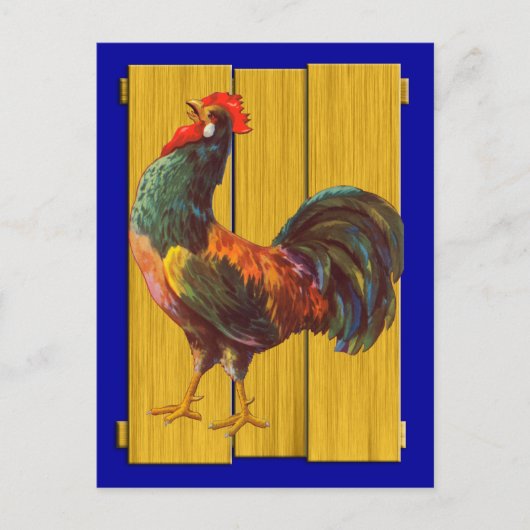 Cartes postales Rooster Cuisine Vintage (Devant)