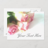 Cartes postales roses (Devant / Derrière)