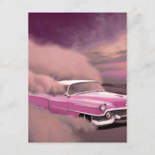CARTES POSTALES ROSES CLASSIQUES DE VOITURE