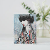 Cartes postales - Rouge (Debout devant)