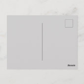 Cartes postales rouges blanches et bleues "Hello f (Dos)