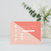 Cartes postales RSVP à deux tons (Debout devant)