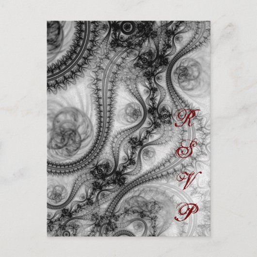 Cartes postales RSVP de mariage (Devant)