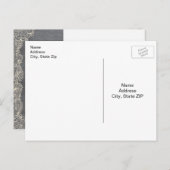 Cartes postales RSVP de Mason Jar Rustique inversé (Devant / Derrière)