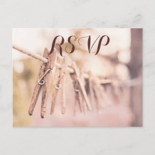 Cartes postales RSVP personnalisées pour mariage r