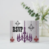 Cartes postales RSVP Red, Purple et Silver (Debout devant)