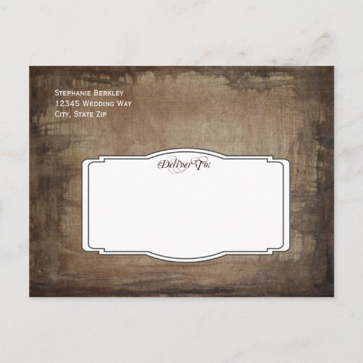 Cartes postales Rustique Country Mason Jar Fête de (Dos)