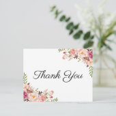 Cartes postales Rustique rose Mariage (Debout devant)