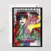 Cartes Postales Salutations Du Pays De Galles, Cym (Devant / Derrière)