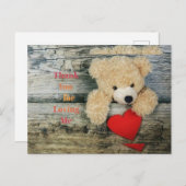 Cartes postales salutations pour amoureux (Devant / Derrière)