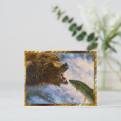 Cartes postales Saumon à couture d'oreille Grizzli (Debout devant)