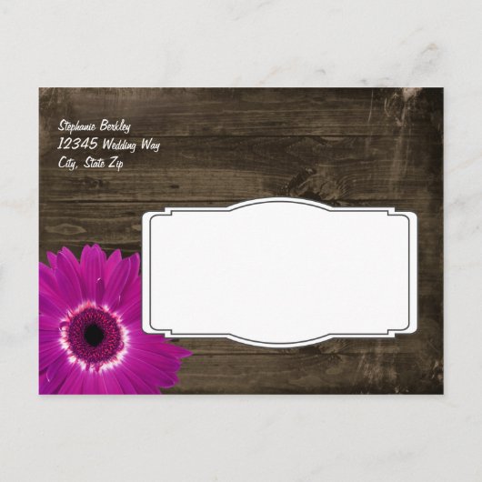 Cartes postales "Save the Date" avec Marguerite Vi (Dos)