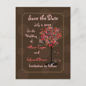 Cartes postales Save the Date fudge au chocolat su (Devant)