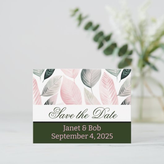 Cartes postales 'save the date' personnalisables r (Debout devant)