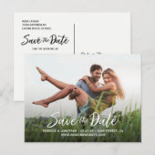 Cartes postales "Save the Date" pour mariage avec (Devant / Derrière)