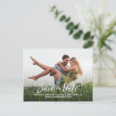 Cartes postales "Save the Date" pour mariage avec (Debout devant)