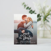Cartes postales "Save the Date" pour photos de mar (Debout devant)