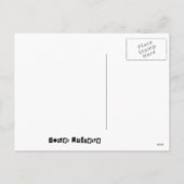 Cartes postales scintillantes d'amour de coeurs de (Dos)