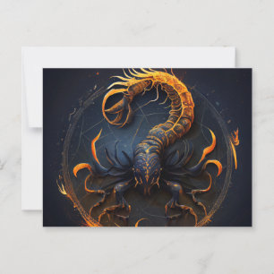 Cartes Postales Scorpions Zodiac