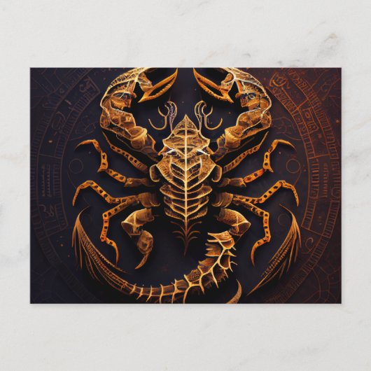 Cartes Postales Scorpions Zodiac (Devant)
