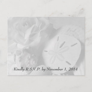 Cartes postales Seashell RSVP