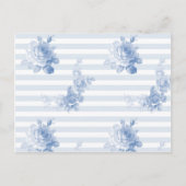 Cartes postales "Seaside Garden Stripe" en bleuet (Devant)