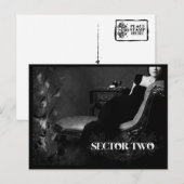 Cartes postales : Secteur Deux (Devant / Derrière)