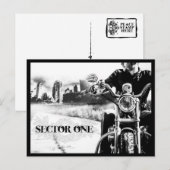 Cartes postales : Secteur Un (Devant / Derrière)