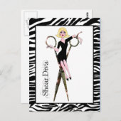 Cartes postales Shear Diva (Devant / Derrière)