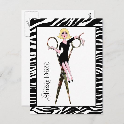 Cartes postales Shear Diva (Devant / Derrière)