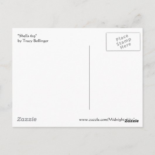 Cartes postales Shells 619 (Dos)