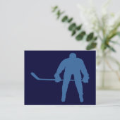 Cartes postales Silhouette de hockey (Debout devant)