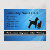 Cartes postales simples pour les professionnels (Devant)