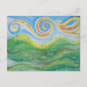 Cartes postales Sky Rolling Hills Tourbillonnant