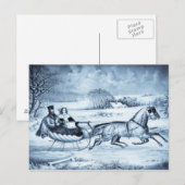 Cartes postales "Sleigh Ride" (Devant / Derrière)