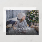 Cartes postales Snowy Joyeux Noël (Devant / Derrière)