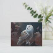 Cartes Postales snowy owl (Debout devant)