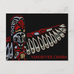 Cartes postales souvenir de Vancouver Pôle Totémiq