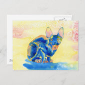 Cartes postales Sphynx Cat (Devant / Derrière)
