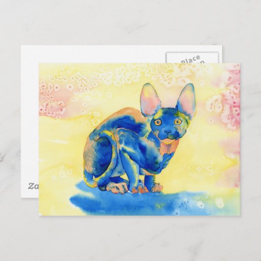 Cartes postales Sphynx Cat (Devant / Derrière)