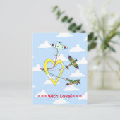 Cartes postales Spitfires Blue Sky Heart (Debout devant)