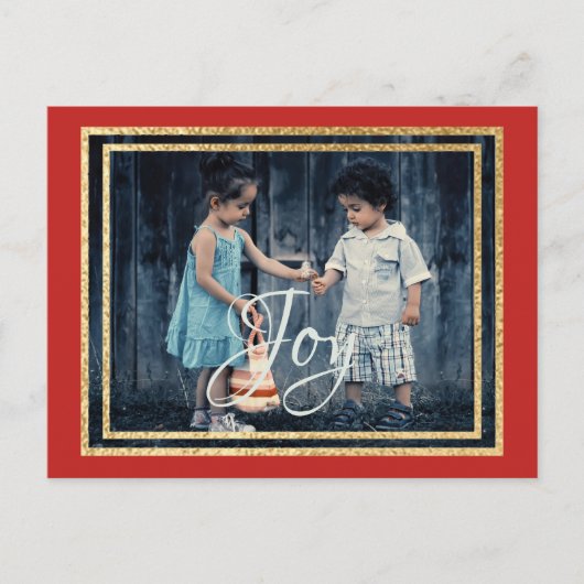 Cartes postales standard Rouges de Noël/Encres ver (Devant)