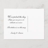 Cartes postales "Summer Fields Save the Date" (Dos)