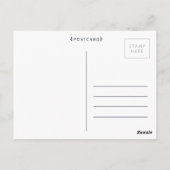 Cartes postales Sunrise Minimaliste Moderne (Dos)