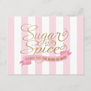 Cartes postales sur le thème du sucre et des épice