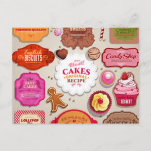 Cartes postales Sweet Shop