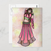 Cartes postales Taurus Belly Dancer (Devant / Derrière)