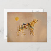 Cartes postales - Tigre de carrousel (Devant / Derrière)